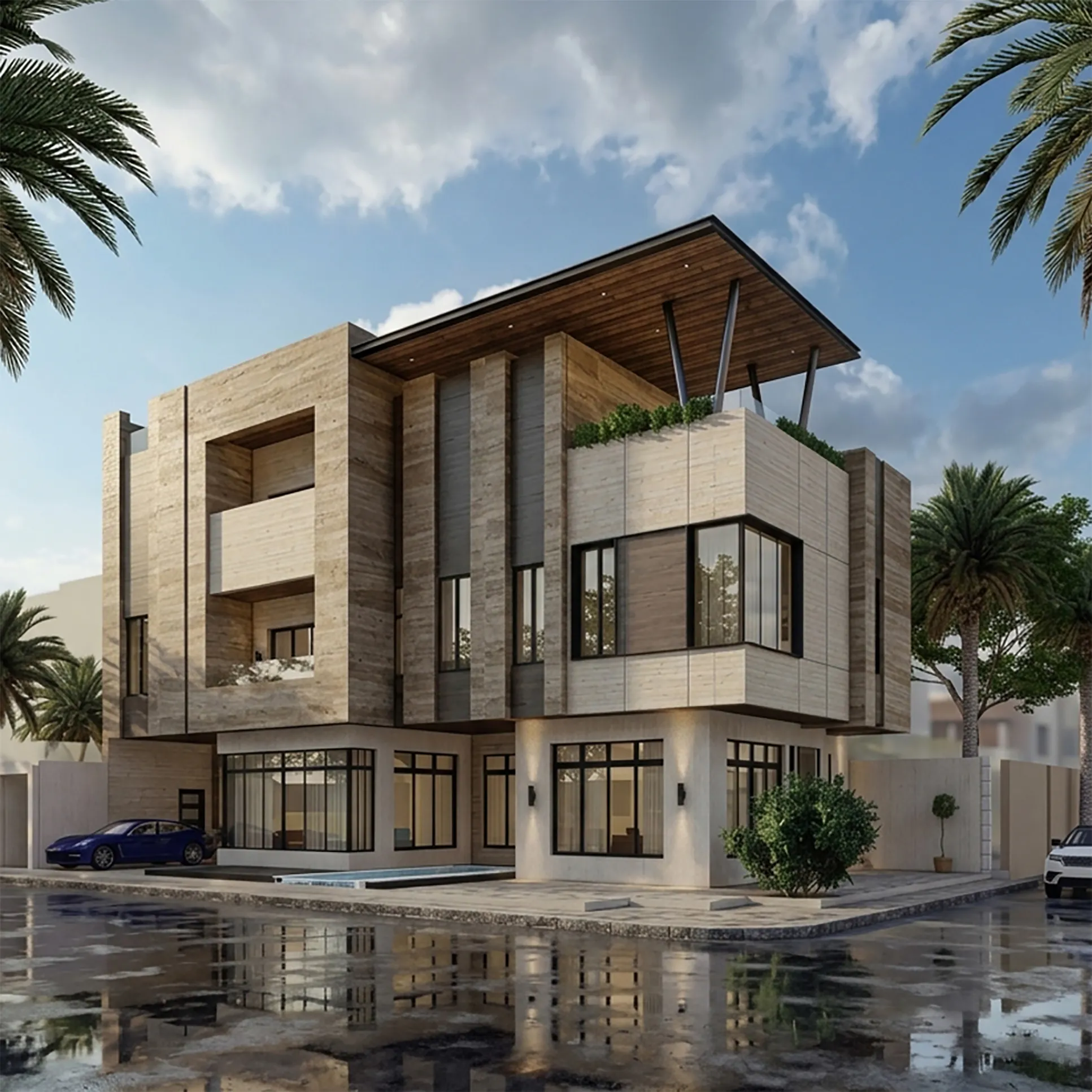 Villa exterior — view 02
